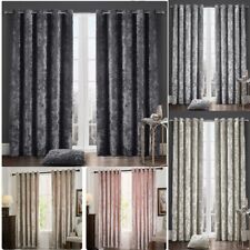 Crushed velvet curtains for sale  OLDHAM