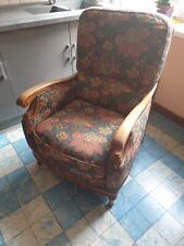 Fauteuil vintage tissus d'occasion  Tourcoing
