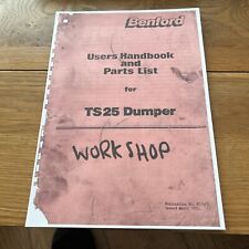 Benford ts25 dumper for sale  UK
