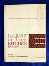 RARO 1968 LIBRO DE HECHOS DE REVISTA COMERCIAL DE EQUIPOS DE COCINA ELÉCTRICA segunda mano  Embacar hacia Argentina