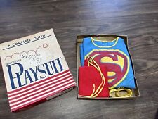 Used, 1950's, SUPERMAN, "OFFICIAL PLAY SUIT" w/ Display Box (Scarce / Vintage) for sale  Shipping to South Africa