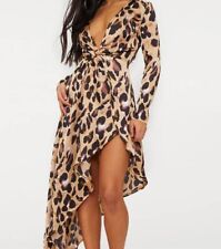 Leopard asymmetric satin usato  Milano