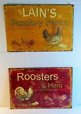 Metal rustic chicken for sale  Provo