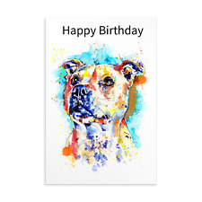 Birthday card staffie for sale  Shipping to Ireland