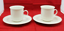 Arabia Finland Arctica White Coffee Tea Mug Cup 7.5 cm Tall Saucer Set of 2 (A) myynnissä  Leverans till Finland