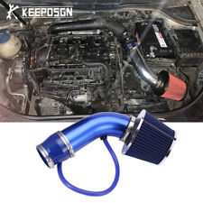 Kit de mangueira de tubo de indução filtro de entrada de ar frio azul 3" para VW Jetta CC 2.0L 1.8L, usado comprar usado  Enviando para Brazil