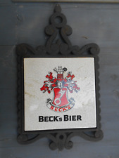 Altes beck schild gebraucht kaufen  Wesendorf