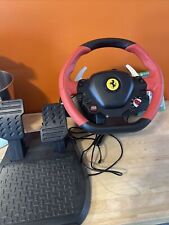 Thrustmaster Ferrari 458 Spider Racing Steering Wheel/Pedals Xbox One, used for sale  Shipping to South Africa