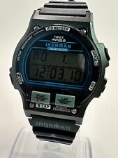 Antigo relógio masculino Timex Ironman triatlo Indiglo década de 1990 excelente 8 LAP preto/azul comprar usado  Enviando para Brazil