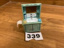 Sylvanian families  calico.critters beautiful blue sink vanity unit ex  cond for sale  Shipping to South Africa