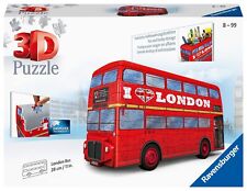 Używany, Ravensburger 3D Puzzle London Bus 12534 - Potężony pojazd na sprzedaż  PL