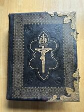 Usado, 1863 Holy Bible - Rev Dr Paul Cullen(James Duffy & Co Ltd Of Dublin) Brass Clasp comprar usado  Enviando para Brazil