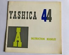 Vintage yashica instruction for sale  SUDBURY