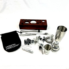 K14 Modern Mixology Bartender Kit Conjunto de Coqueteleira Mixer Bar Ferramentas Bebida Novo comprar usado  Enviando para Brazil