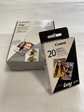 Canon IVY 2 Mini Photo Printer 2nd Generation- White Complete W/ Photo Sheets, used for sale  Shipping to South Africa