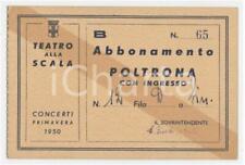 1950 milano teatro usato  Italia
