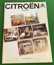 Brochure publicitaire citroen d'occasion  Quarré-les-Tombes