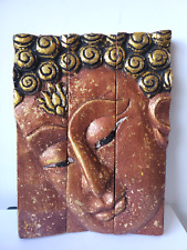 Buddha face wooden for sale  Plano