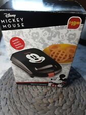 Mini Waffle Maker Disney Mickey Mouse Antiaderente Forma de Mickey Waffles Preto Usado  comprar usado  Enviando para Brazil