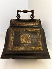 antique wooden coal scuttle for sale  Shipping to Ireland