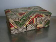 Caja Costura Vintage Cartón Tela Patrón Diseño 1950 Color Antiguo segunda mano  Embacar hacia Argentina