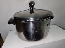 Olla de stock Farberware 4 QT con tapa * acero inoxidable revestida de aluminio * hecha en EE. UU. segunda mano  Embacar hacia Argentina