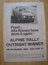 Alfa romeo alpine for sale  BRISTOL
