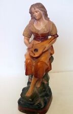 Statue femme mandoline d'occasion  Gerbéviller