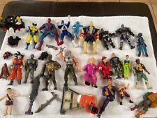 Lote de brinquedos bonecos de ação vintage anos 80, 90, 2000 com alguns acessórios Kenner, usado comprar usado  Enviando para Brazil