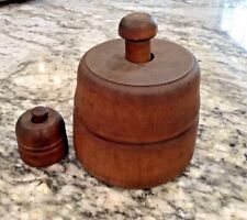 Two (2) Antique Wooden Butter Molds with Acorn Butter Designs   jj for sale  Shipping to Canada