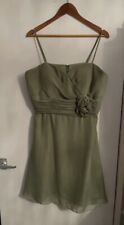 Olive bridesmaids dress for sale  HEREFORD