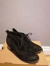 Black suede boots for sale  CHEADLE