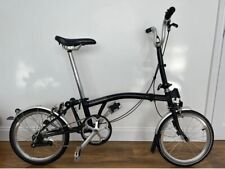 Bicicleta plegable negra Brompton C-Line M3L 3 velocidades segunda mano  Embacar hacia Argentina