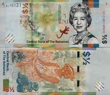 BAHAMAS - 0,50 - ½ Dollar 2019 FDS - UNC Queen Elizabeth II na sprzedaż  Wysyłka do Poland