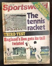 SPORTSWORLD PUB Anand Bazar Calcutta Sport Magazine THE Tennis Racket 1 Apr 1981 comprar usado  Enviando para Brazil