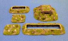 Used, Professionally Painted Resin cast 20mm WW2 large log bunker and trench set for sale  Shipping to South Africa