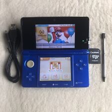 32 GB EE. UU. eShop Nintendo 3DS azul cobalto cargador y lápiz óptico incluido I57 segunda mano  Embacar hacia Argentina