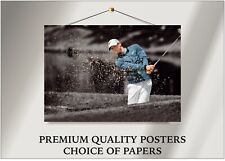 Usado, Rory McIlroy Golf Arte Poster Impressão Presente Grande A0 A1 A2 A3 A4 comprar usado  Enviando para Brazil
