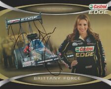 2014 Brittany Force assinado Castrol Edge Top Fuel NHRA cartão de herói comprar usado  Enviando para Brazil
