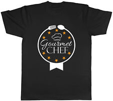 Camiseta masculina chef gourmet receita culinária foodie presente comprar usado  Enviando para Brazil