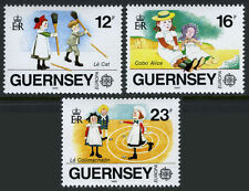 Guernsey 401-403, MNH Europa Cept. Tradicional Niños Juguetes Y Juegos, 1989 segunda mano  Embacar hacia Argentina