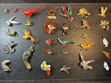 Lot bird brooches for sale  Earleville