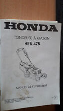 Honda tondeuse hrb475 d'occasion  Bonneval