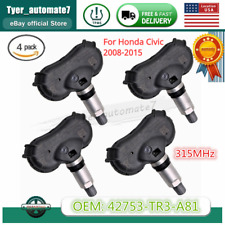 Conjunto de 4 sensores de pressão dos pneus TPMS para Honda Civic 2008-2014 42753TR0A81 315MHz comprar usado  Enviando para Brazil