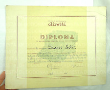 Vecchio diploma scuola usato  Cremona