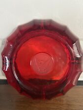 ash glass red tray for sale  Brookville