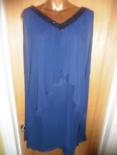 Gorgeous navy chiffon for sale  CHARD