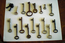 Antiguo lote vintage de 18 llaves esqueleto surtidas segunda mano  Embacar hacia Mexico