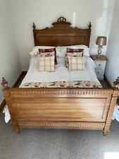oak double bed for sale  LLANDRINDOD WELLS