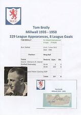 Tom brolly millwall for sale  TUNBRIDGE WELLS